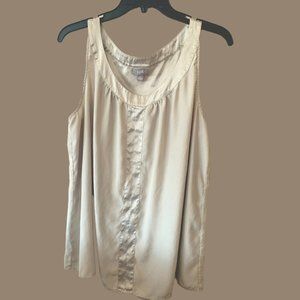 J. Jill 100% Silk Sleeveless Blouse Tank Top